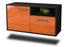 Lowboard hängend mit Griffen Detroit, Orange Seite ( 92x49x35cm) - Dekati GmbH
