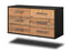 Lowboard hängend mit Griffen Baltimore, Pinie Seite ( 92x49x35cm) - Dekati GmbH