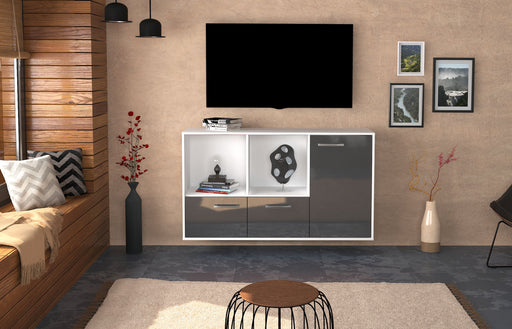 Sideboard Springfield, Grau Studio (136x79x35cm) - Dekati GmbH