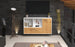 Sideboard Palmdale, Eiche Studio (136x79x35cm) - Dekati GmbH