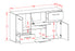 Sideboard Hayward, Beton Maß (136x79x35cm) - Dekati GmbH