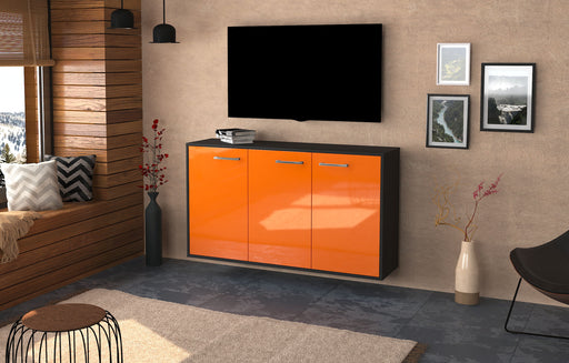 Sideboard Chattanooga, Orange Front (136x79x35cm) - Dekati GmbH