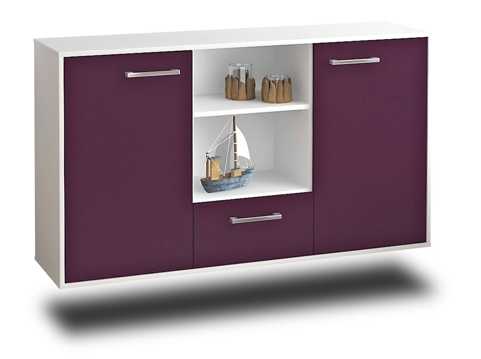 Sideboard Oceanside, Lila Seite (136x79x35cm) - Dekati GmbH