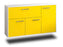 Sideboard Naperville, Gelb Seite (136x79x35cm) - Dekati GmbH
