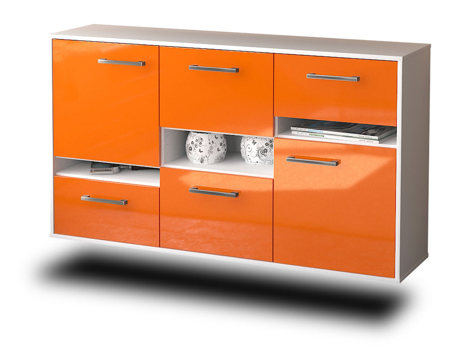 Sideboard Hayward, Orange Seite (136x79x35cm) - Dekati GmbH