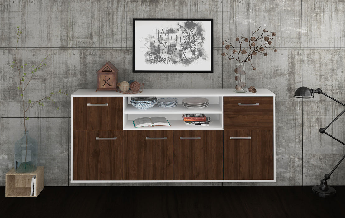 Sideboard Topeka, Walnuss Studio (180x79x35cm) - Dekati GmbH