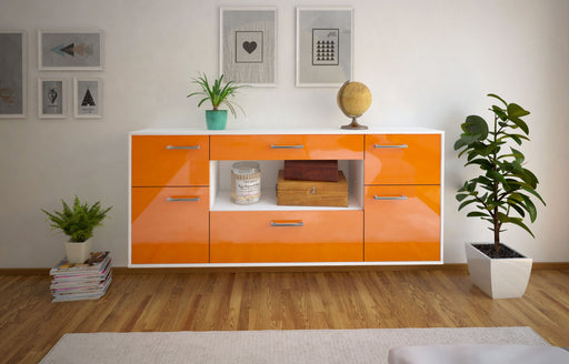 Sideboard Visalia, Orange Studio (180x79x35cm) - Dekati GmbH