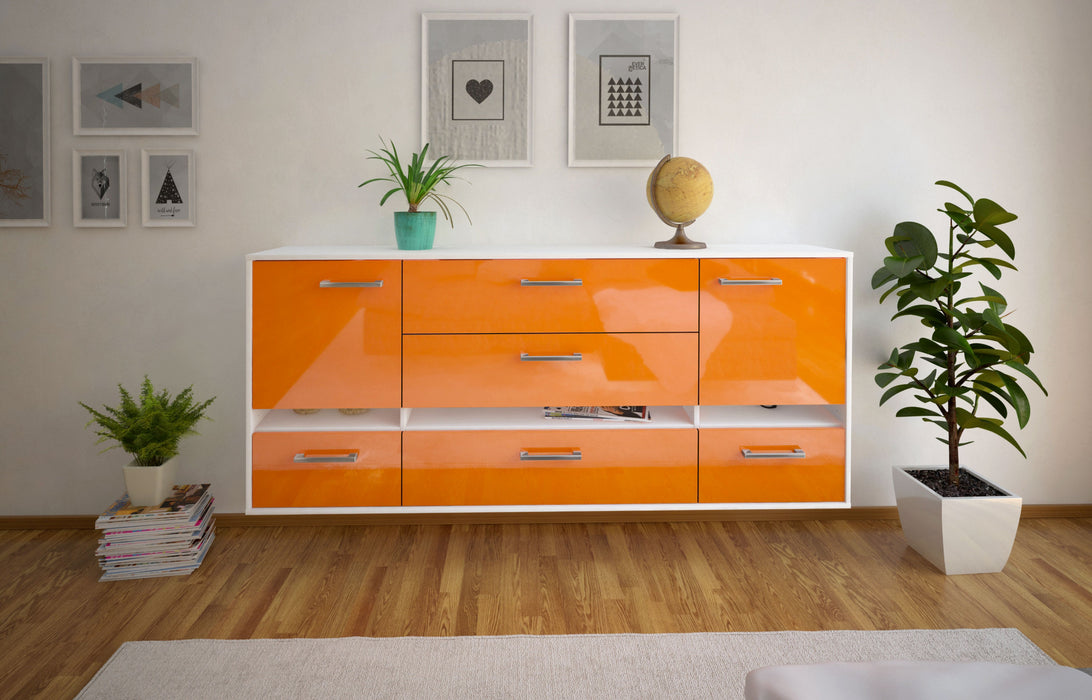 Sideboard Athens, Orange Studio (180x79x35cm) - Dekati GmbH