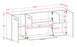 Sideboard Warren, Walnuss Maß (180x79x35cm) - Dekati GmbH