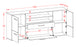Sideboard Elk Grove, Walnuss Maß (180x79x35cm) - Dekati GmbH