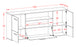 Sideboard Sterling Heights, Gruen Maß (180x79x35cm) - Dekati GmbH