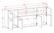 Sideboard Cedar Rapids, Beton Maß (180x79x35cm) - Dekati GmbH