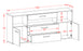 Sideboard Hartford, Beton Maß (180x79x35cm) - Dekati GmbH
