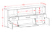 Sideboard Cary, Walnuss Maß (180x79x35cm) - Dekati GmbH