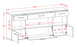 Sideboard Clarksville, Beton Maß (180x79x35cm) - Dekati GmbH