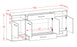 Sideboard Evansville, Lila Maß (180x79x35cm) - Dekati GmbH