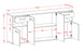 Sideboard Killeen, Beton Maß (180x79x35cm) - Dekati GmbH