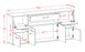 Sideboard Downey, Walnuss Maß (180x79x35cm) - Dekati GmbH