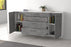 Sideboard Bridgeport, Beton Offen (180x79x35cm) - Dekati GmbH