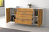 Sideboard Bridgeport, Walnuss Offen (180x79x35cm) - Dekati GmbH