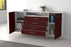 Sideboard New Haven, Lila Offen (180x79x35cm) - Dekati GmbH