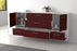 Sideboard Athens, Bordeaux Offen (180x79x35cm) - Dekati GmbH