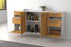 Sideboard Thornton, Pinie Offen (180x79x35cm) - Dekati GmbH