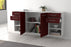 Sideboard Independence, Bordeaux Offen (180x79x35cm) - Dekati GmbH