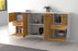 Sideboard Beaumont, Pinie Offen (180x79x35cm) - Dekati GmbH