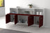 Sideboard Roseville, Bordeaux Offen (180x79x35cm) - Dekati GmbH