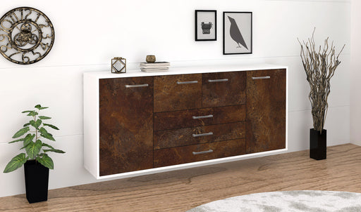 Sideboard Metairie, Rost Front (180x79x35cm) - Dekati GmbH