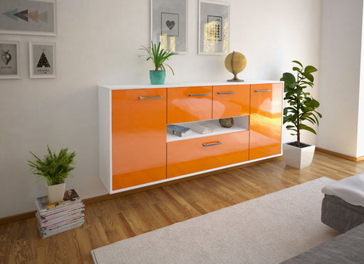 Sideboard Warren, Orange Front (180x79x35cm) - Dekati GmbH