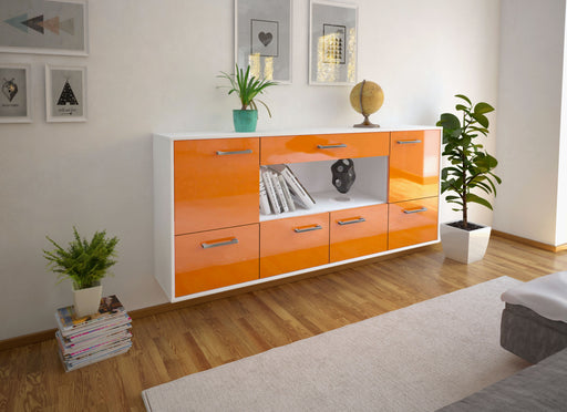 Sideboard Fullerton, Orange Front (180x79x35cm) - Dekati GmbH