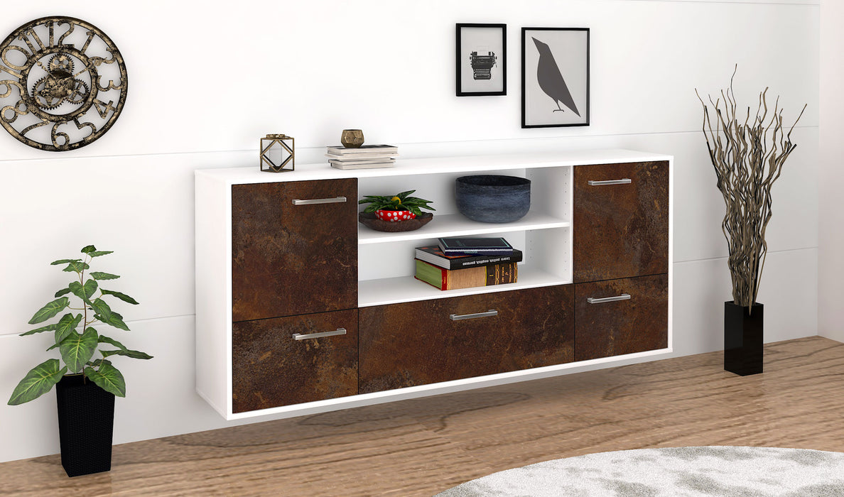 Sideboard Sterling Heights, Rost Front (180x79x35cm) - Dekati GmbH