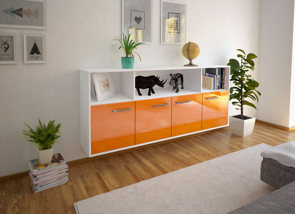 Sideboard Columbia, Orange Front (180x79x35cm) - Dekati GmbH