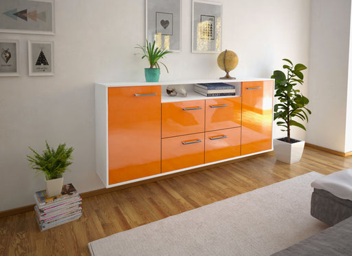 Sideboard Carrollton, Orange Front (180x79x35cm) - Dekati GmbH