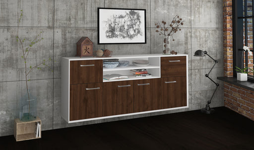 Sideboard Topeka, Walnuss Front (180x79x35cm) - Dekati GmbH