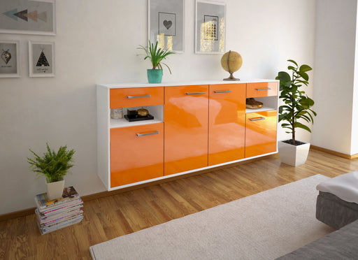 Sideboard Killeen, Orange Front (180x79x35cm) - Dekati GmbH
