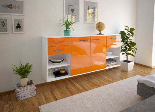 Sideboard Independence, Orange Front (180x79x35cm) - Dekati GmbH