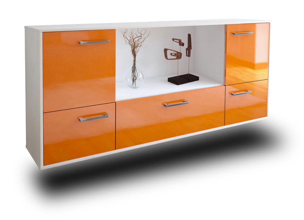 Sideboard Sunnyvale, Orange Seite (180x79x35cm) - Dekati GmbH