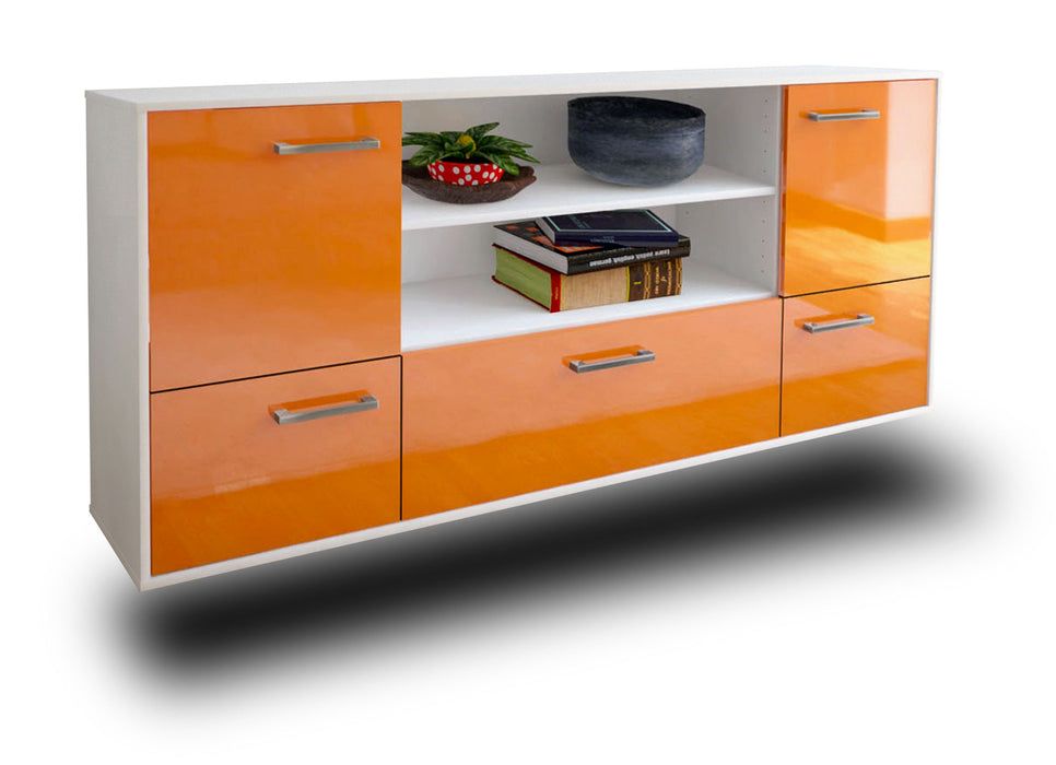 Sideboard Sterling Heights, Orange Seite (180x79x35cm) - Dekati GmbH