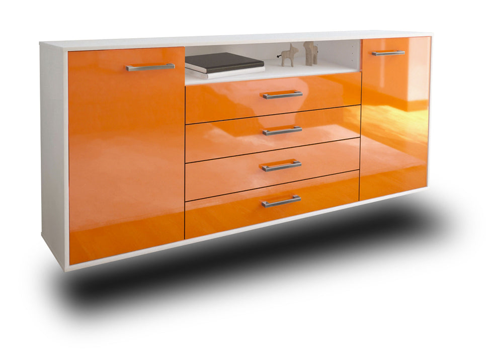 Sideboard New Haven, Orange Seite (180x79x35cm) - Dekati GmbH
