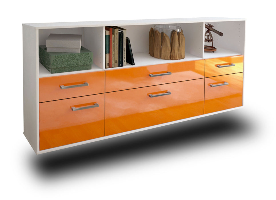 Sideboard Bellevue, Orange Seite (180x79x35cm) - Dekati GmbH