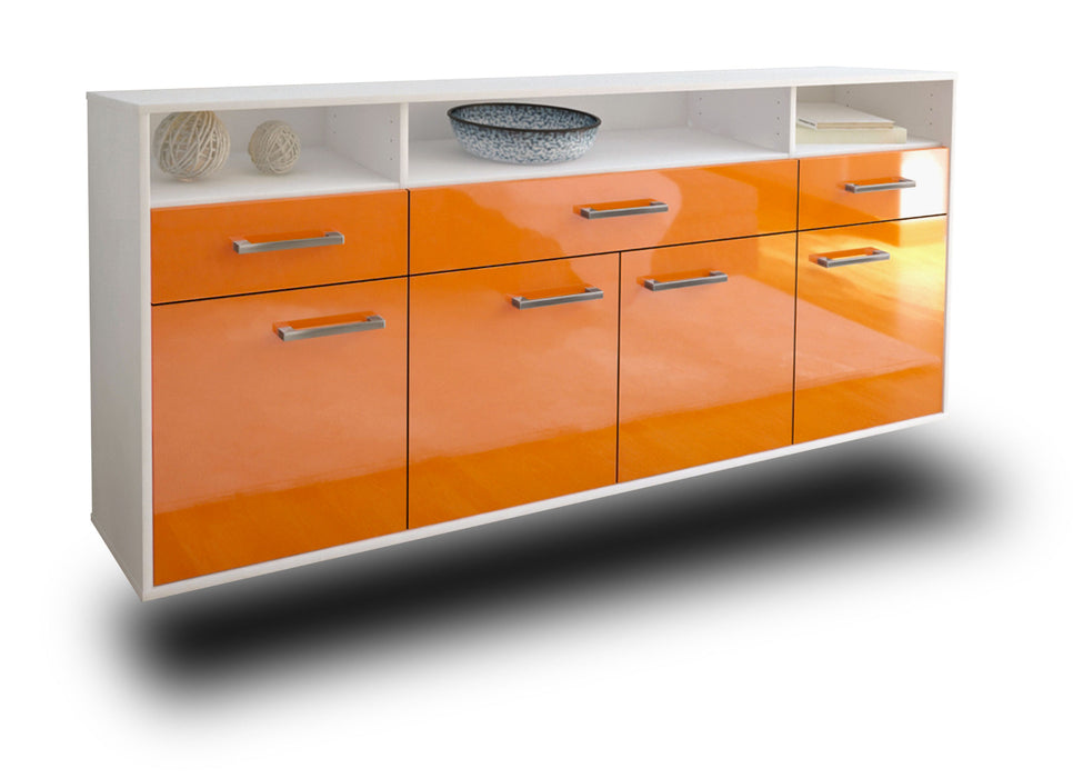 Sideboard Simi Valley, Orange Seite (180x79x35cm) - Dekati GmbH