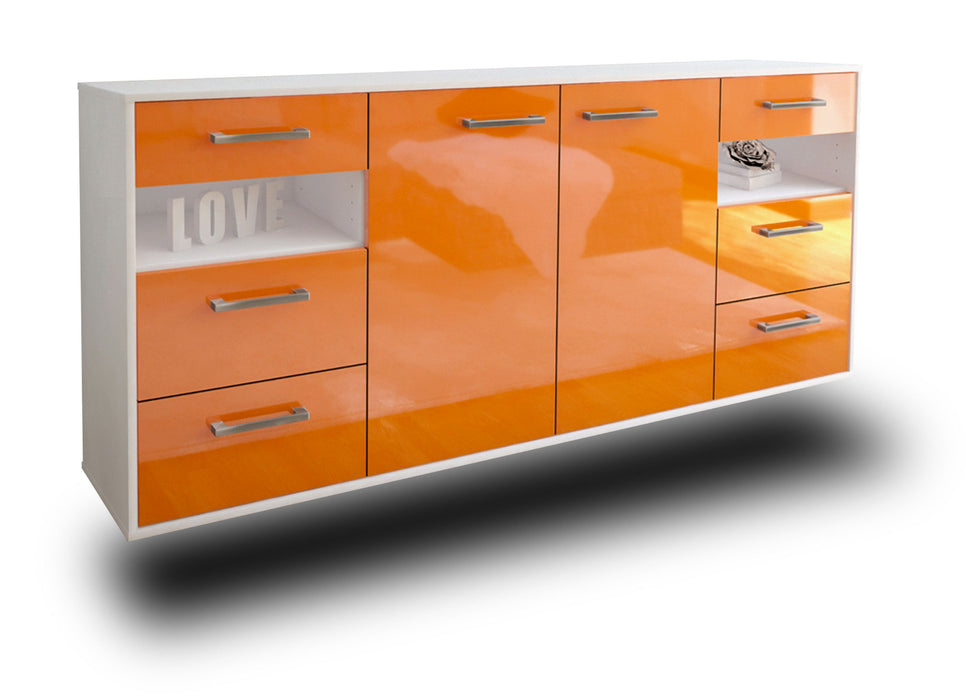 Sideboard Thornton, Orange Seite (180x79x35cm) - Dekati GmbH