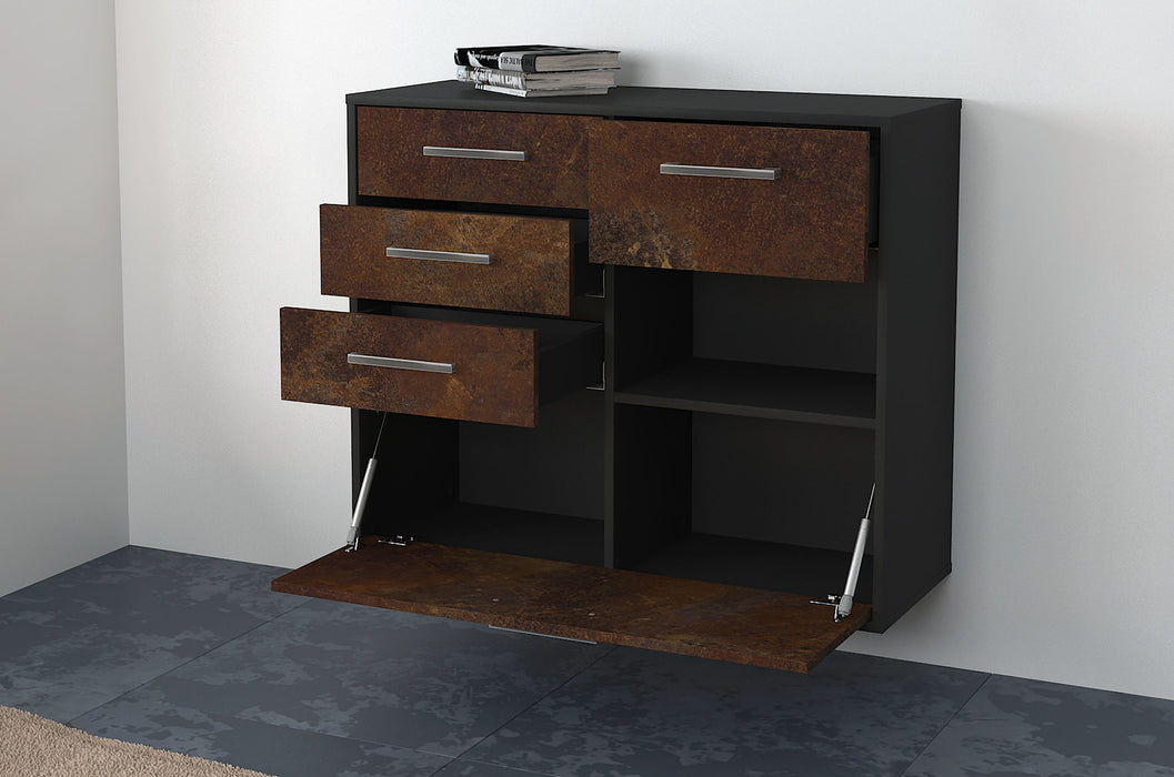 Sideboard Knoxville, Rost Offen ( 92x79x35cm) - Dekati GmbH