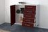 Sideboard Yonkers, Rot Offen ( 92x79x35cm) - Dekati GmbH