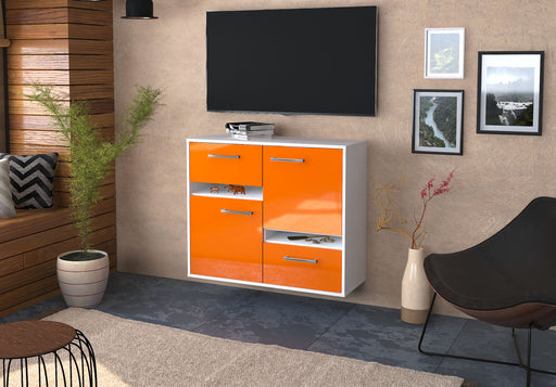 Sideboard Irvine, Orange Front (92x79x35cm) - Dekati GmbH