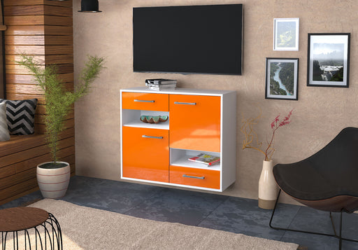 Sideboard Spokane, Orange Front (92x79x35cm) - Dekati GmbH