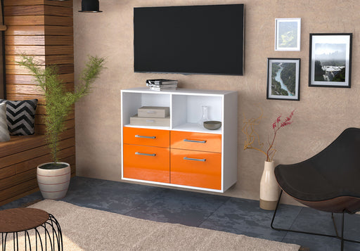 Sideboard Moreno Valley, Orange Front (92x79x35cm) - Dekati GmbH